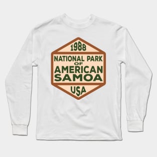 National Park of American Samoa badge Long Sleeve T-Shirt